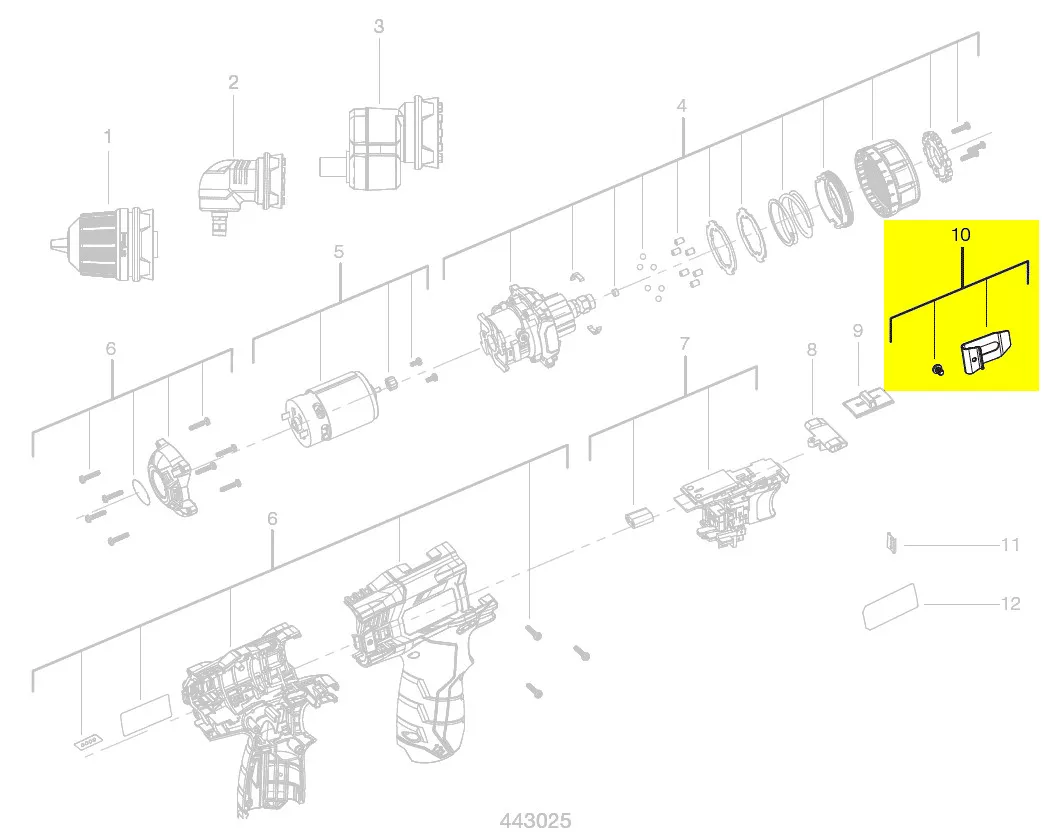clip portage ceinture réf. 4931435833 AEG